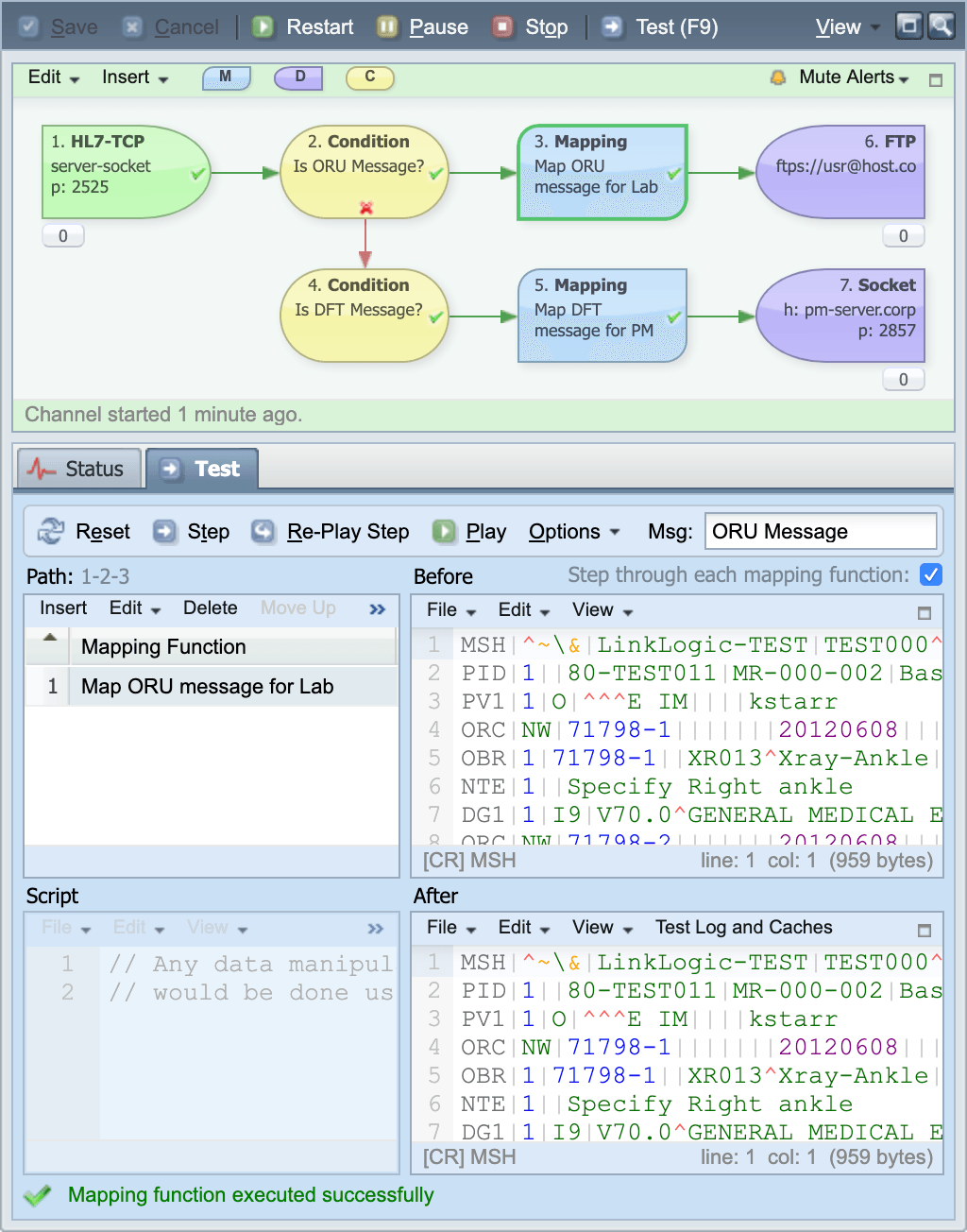 QIE's Fully Integrated Testing Framework