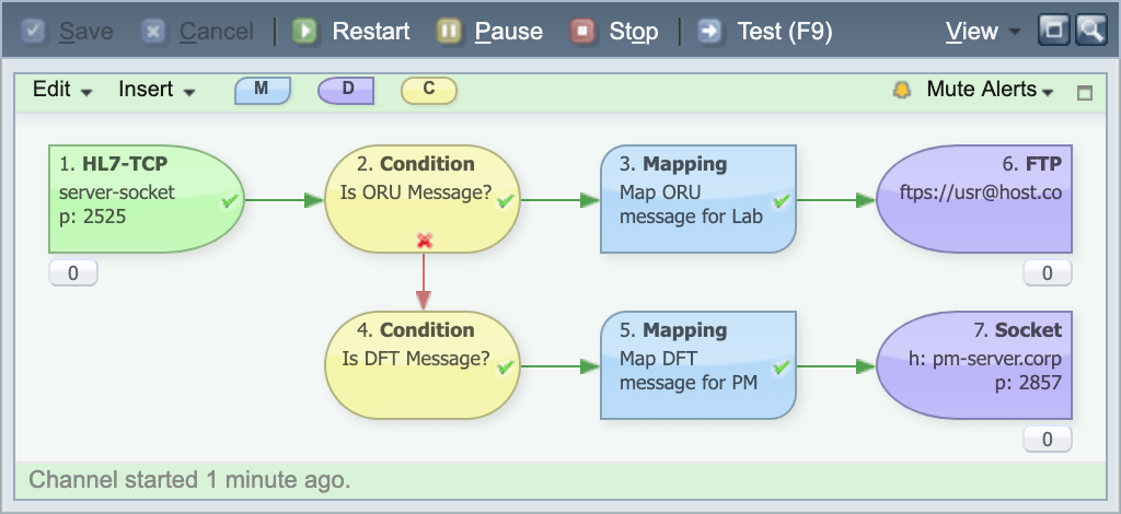 Healthcare Integration Engine - Drag & Drop UI