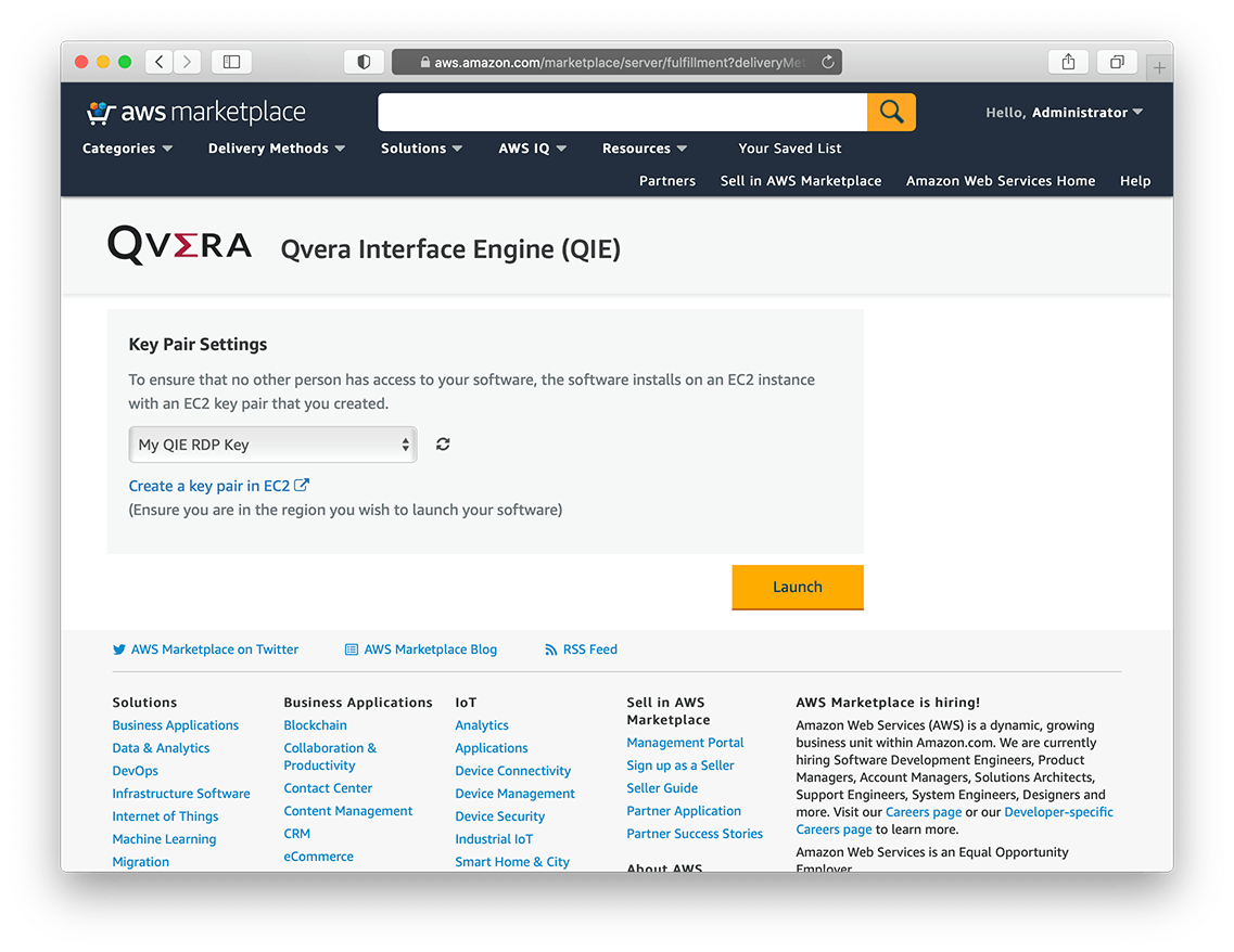 AWS EC2 - Key Pair Settings